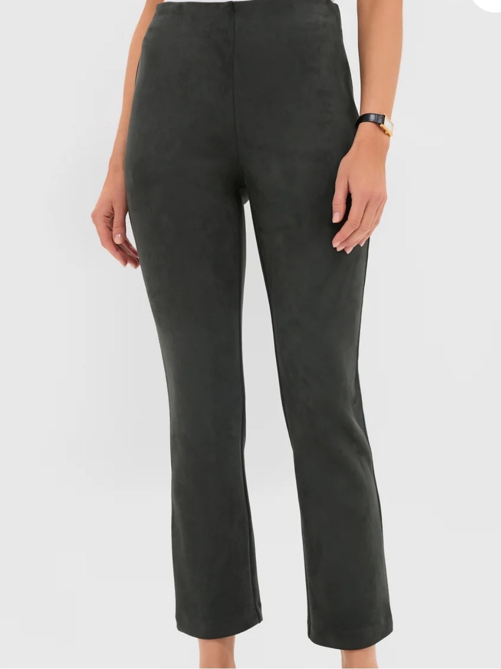 Tuckernuck Deep Olive Vegan Suede Ashford Pants